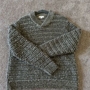 COS Women’s Charcoal V-Neck Sweater